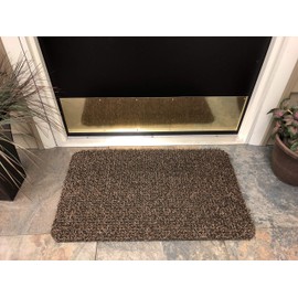 CLEAN MACHINE 10376910 High Traffic Astroturf Dirt Trapper Doormat, 17.5" x 29.5", Sandbar