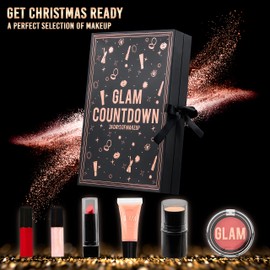 KreativeKraft Beauty Advent Calendar 2022, Makeup Set for Women Girls Teens (Black)