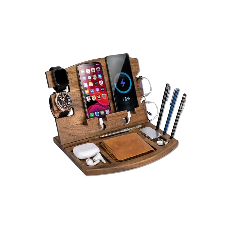 Organizador de Escritorio para Celular con Estación de Carga