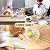 Maotrade Pack of 2 Egg Separators, Stainless Steel Egg Yolk