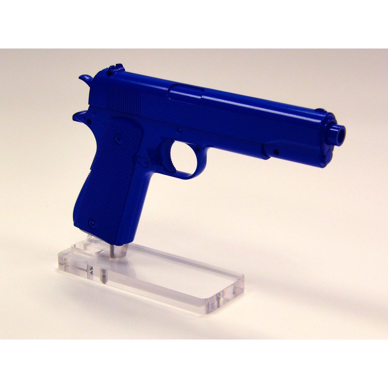 NO-M.A.R 1911 Clear Acrylic Pistol Display Stand Single Stack 45acp