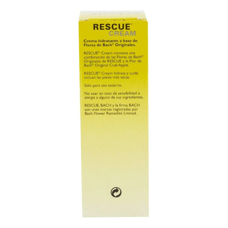 Cream Rescue Bach Remedy Alivia Cura Piel