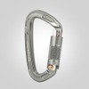 Aluminium Alloy 25KN Safety Rescue Carabiner D Buckle for Outdoor