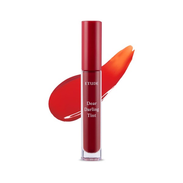 ETUDE Dear Darling Water Gel Tint (Fig Red #BR401)(21AD) | Long-lasting Effect up with Fruity, Juicy, Moist, and Vivid coloring