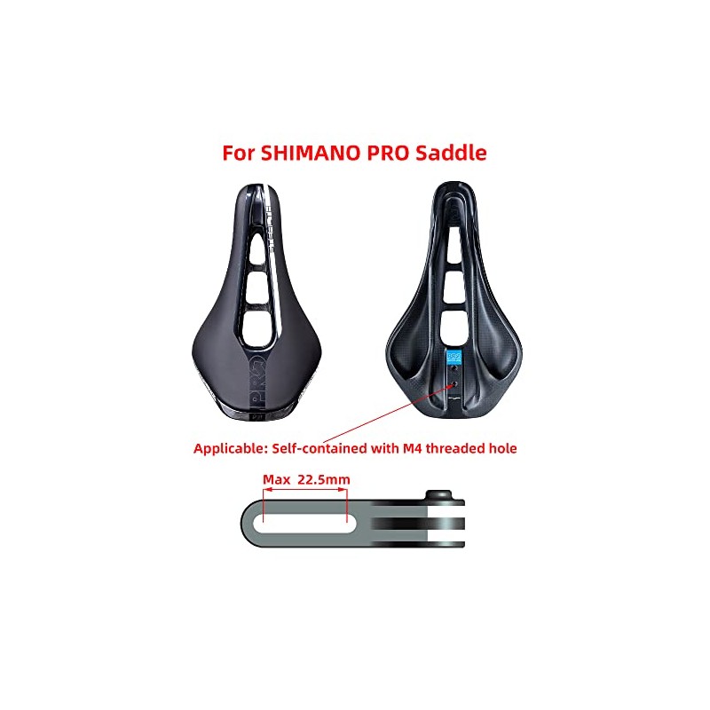 Cestbon Bike Saddle Mount for GoPro Interface Compatible with Pro