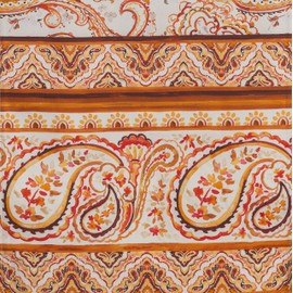 Maison d' Hermine Palatial Paisley 100% Cotton Table Runner Farmhouse Tabletop Cover for Home Kitchen Dining Décor Parties Family Dinners Wedding Thanksgiving/Christmas (37cm x 230cm)