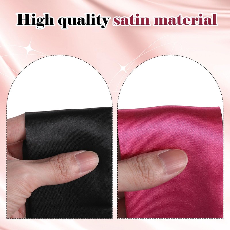 2 PCS Silk Satin Blindfold EyeCover Sleeping Cover, Smooth Soft