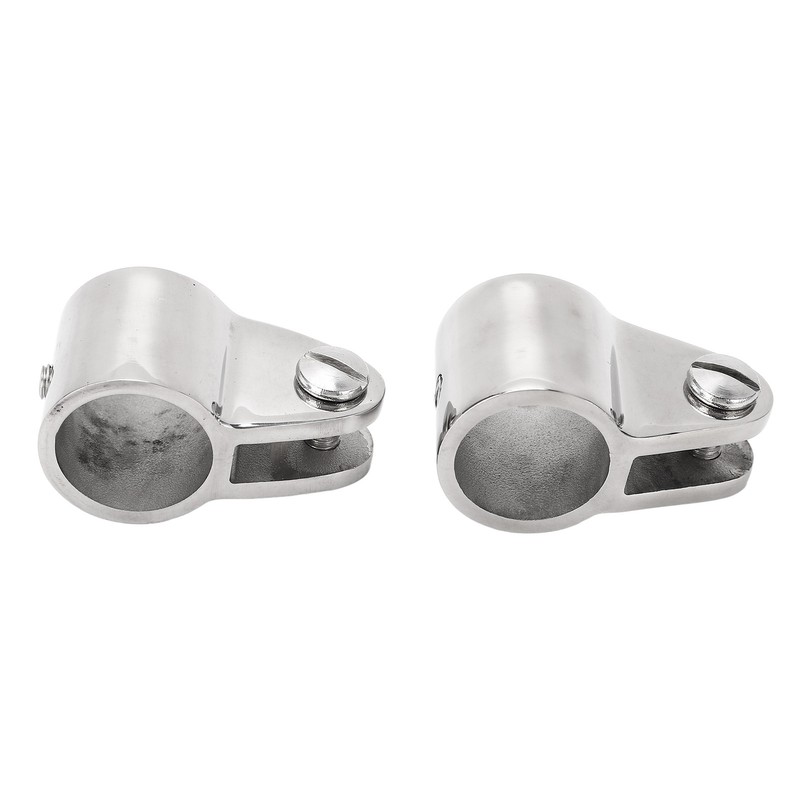 2PCS Bimini Top Jaw Slides 316 Stainless Steel Removable Hinged
