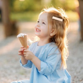 20Pcs Alligator Hair Clips for Girls & Toddlers – Solid Color Fabric Barrettes by Fancy Clouds (Solid)