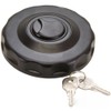 phil trade Lockable Truck Fuel Cap Black with 2 Keys 10.5 cm x 8 cm