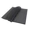 efunmodern Bar Home Kitchen Industrial Anti-fatigue Drainage Rubber Non-slip Hexagonal