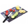 Menesia Tempered Glass Cutting Board for Kitchen, Van Gogh Design