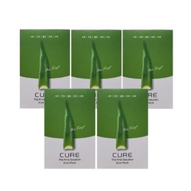 Kim Jeong Moon Aloe 김정문알로에 큐어 더 퍼스트 솔루션 알로에 마스크 시즌2 50매 Ss Gimjeongmoon Aloe Cure The First Solution Aloe Mask Season 2 50 Sheets Ss