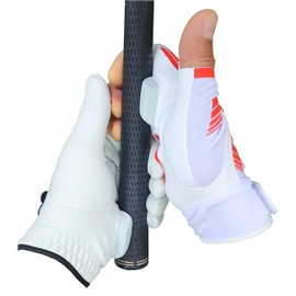 MONKEY GRIP Wedge Pad Golf Glove Premium Synthetic, Non silp Power Grip,Slice Killer,No Twist, Left Hand (Man-XX_Large)