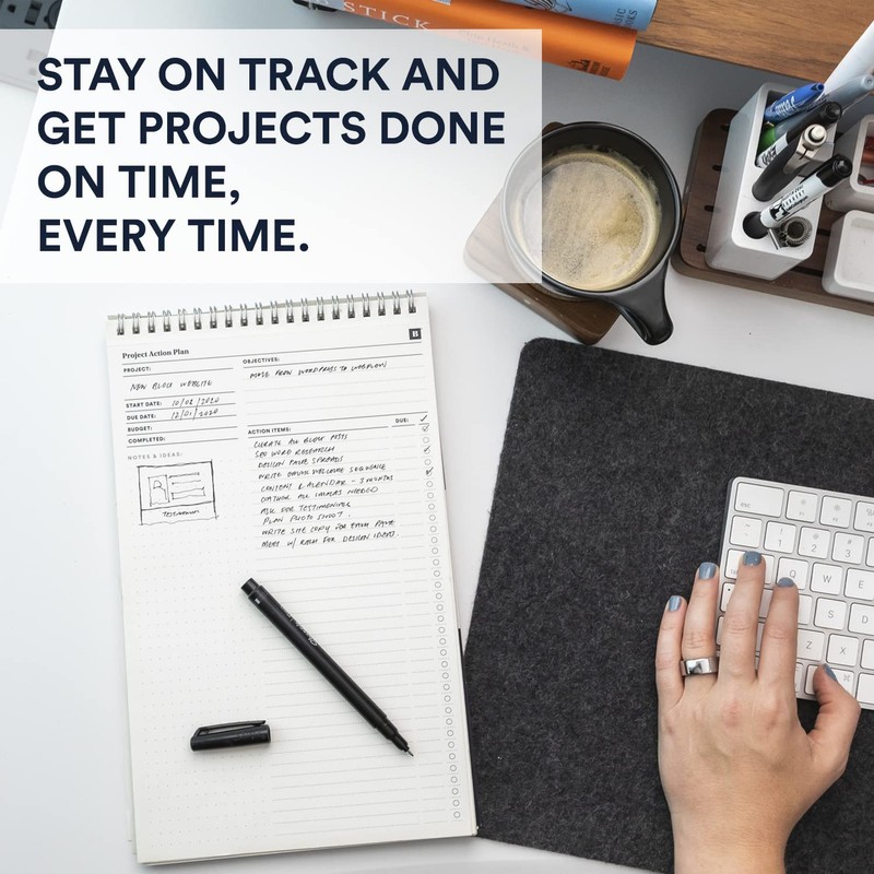 BestSelf Project Action Pad - Daily Task Planner, To-Do List