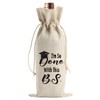 BARREEMO Funny Bachelor of Science Degree Graduation Gifts Wine Bag