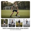 LANBAOSI 3 Pezzi Pantaloncini Compressione Uomo Pantaloncini Boxer Sportivi per
