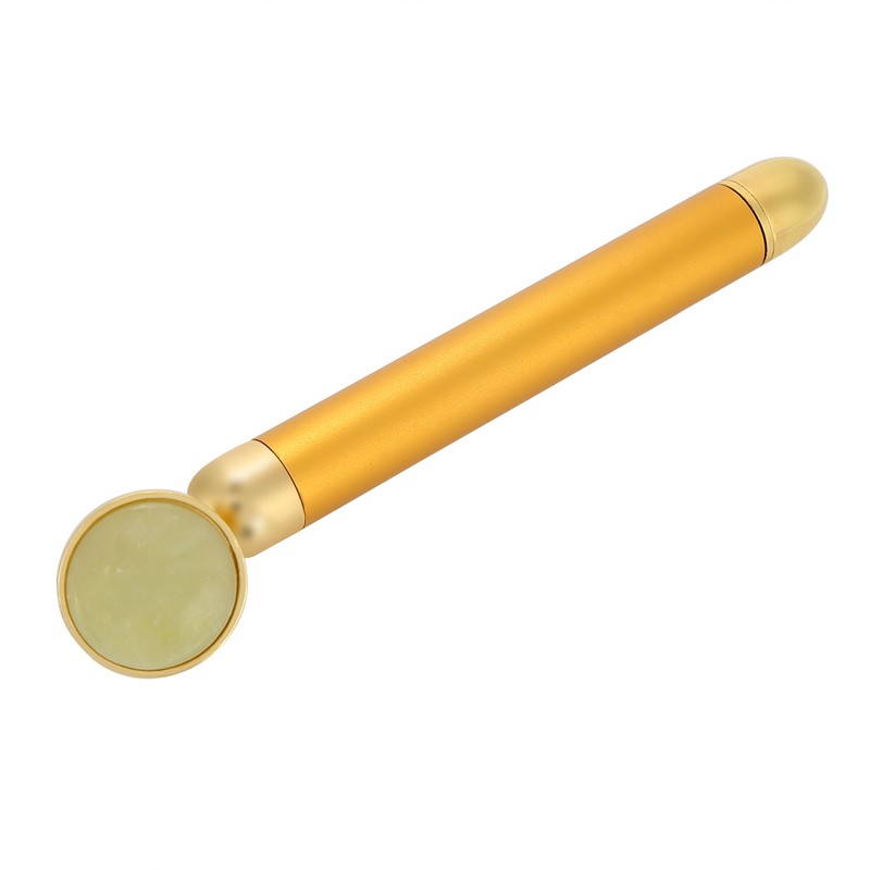 Electric Gold Facial Massager Anti Eye Wrinkle Face Slimming Micro