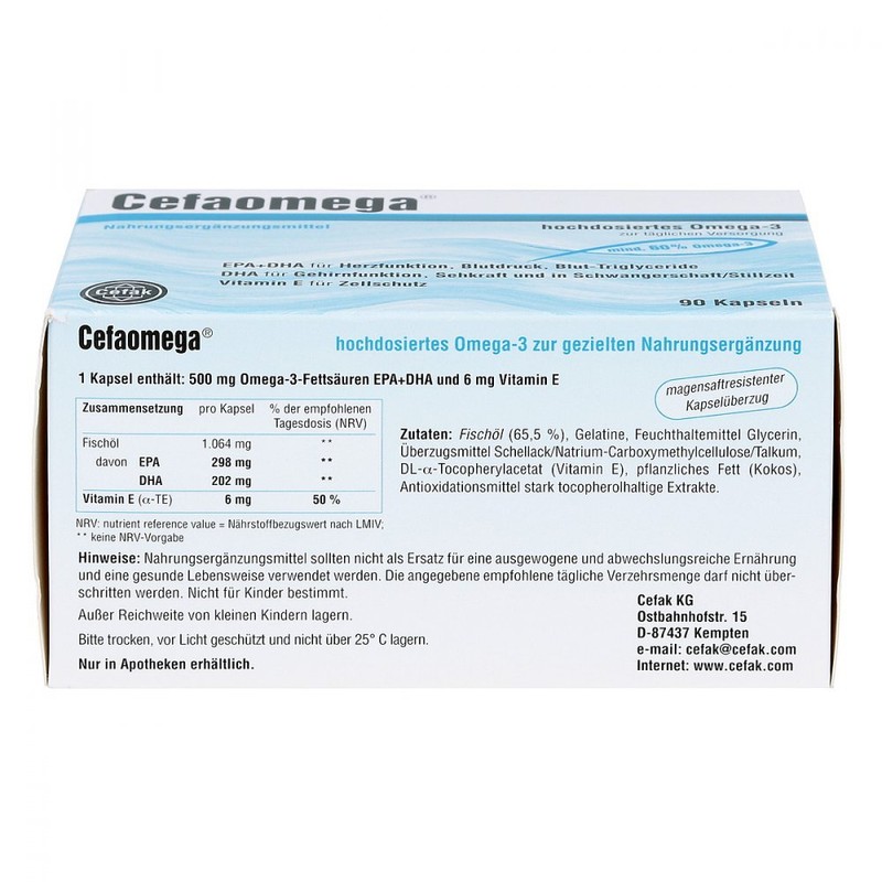 Cefaomega Kapseln, 90 St