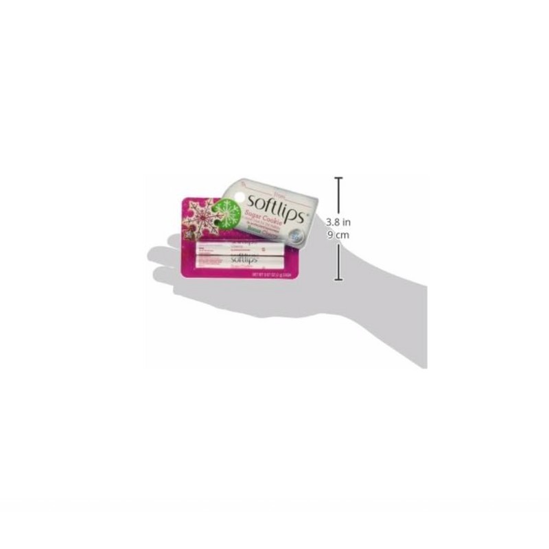 Softlips Lip Balm - Sugar Cookie & Cherry Flavor -