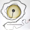 The Entertainer Plug-In Swag 16" Amber Glass Pendant Light with
