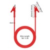 4Pcs Dual Ended Crocodile Alligator Clips Test Leads Dual Ended