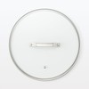 Muji 83453787 Tempered Glass Lid for Easy Visibility Diameter 11.0