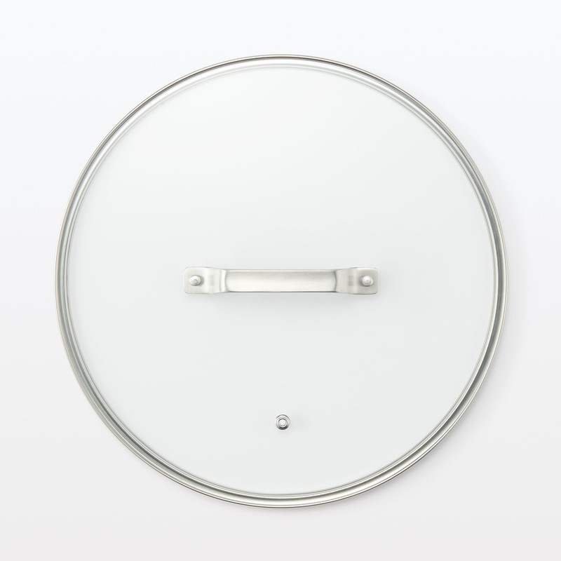 Muji 83453787 Tempered Glass Lid for Easy Visibility Diameter 11.0