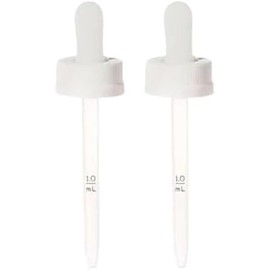 Goteros de plstico de 0.2 onzas lquidas para botellas de mininoxidil (resistentes a los nios), paquete de 2                                           