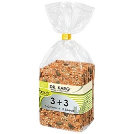 Dr Karg Org Wholegrain Crispbread 3+3 200g X 8 (Pack of 8)