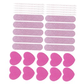 DECHOUS 10 Sets DIY Manicure Tool Set Nail Files Polishing Strips and Sponge Buffers for Professional Nail Care for Easy Use Anywhere