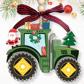 Tractor Ornaments - Tractor Christmas Ornament - Tractor Ornaments for Christmas Tree, Tractor Xmas Ornaments - Tractor Gifts, Tractor Themed Gifts - Tractor Ornaments - Wood Christmas Ornaments 2024