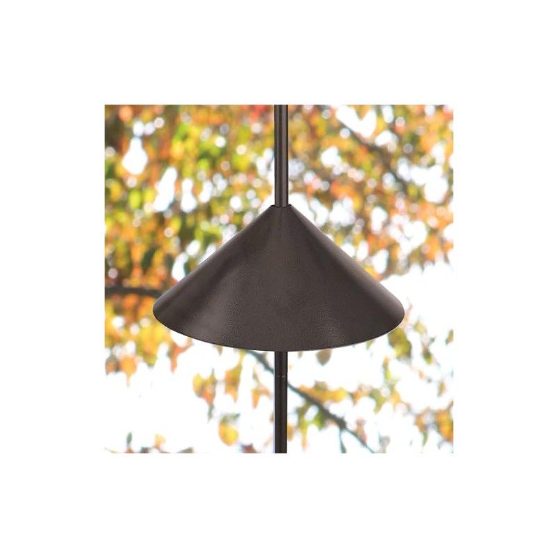 More Birds Squirrel-X Wrap Around Metal Squirrel Baffle Protects Bird