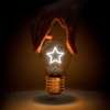 Suck UK Star Lamp - Star Shaped Light Bulb -