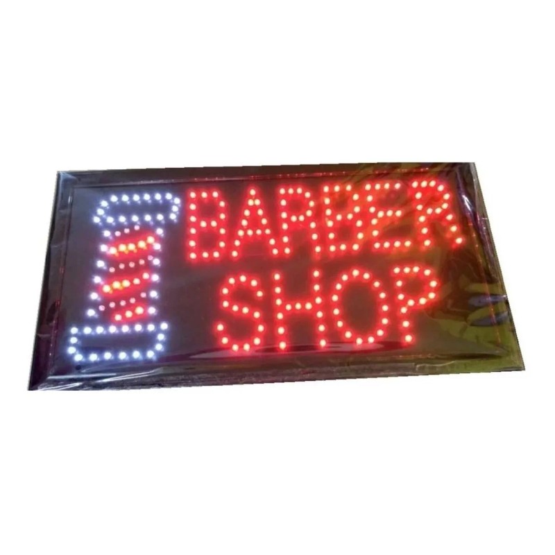 Radox Letrero Luminoso Led Barber Shop Anuncio