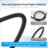 EterMutable 3/8 Inch OD Blcak Polyurethane PU Pneumatic Air Hose