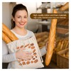 4Pcs Linen Bread Bags to Keep Bread Fresh, Reusable Bread