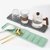Kitchen Faucet Silicone Mat – Anti-Slip Sink Drain Protection, Slope