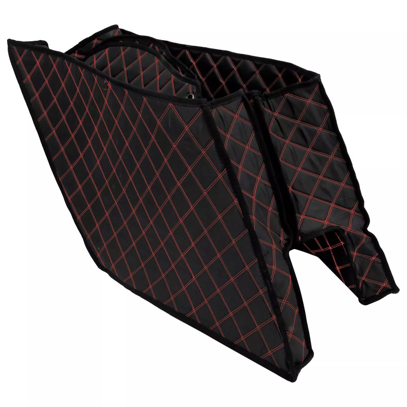 HDBUBALUS 5" Saddlebag Red Line Stretched Bag Inserts For Harley