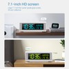Alarm clock bedroom alarm clock with atmosphere light gradient color