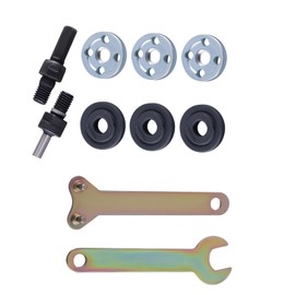 AOMIKITSTU Angle Grinder Connecting Rod Set, 10 Pieces Angle Grinder Tool, Angle Grinder Connection Rod for Cutting Discs and Polishing Discs