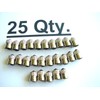 Schrader Automotive 25 Xtra Seal Brass Metal Chrome Valve Caps