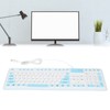 Foldable Silicone Keyboard 106 Keys Waterproof Dustproof Foldable USB Wired