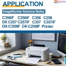 GPR-58 GPR58 Toner Cartridge High Yield Compatible for Canon ImageRunner Advance C256 C256iF C356 C356iF DX C257 C257iF DX C357 C357iF DX-C359IF DX-C259IF Printer(4-Pack,Black Cyan Magenta Yellow)