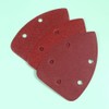DOITOOL Sanding Pad for Wood 20pcs Triangle Sandpaper Sheets Angle