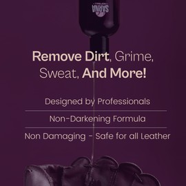 Sarna Softball Cleanser & Baseball Glove Cleaner, 8 oz – Removes Grime Without Darkening Surfaces - Water-Based Formula, Fits Various Glove Types, and Applies Easily – Pro Baseball Glove Cleaner