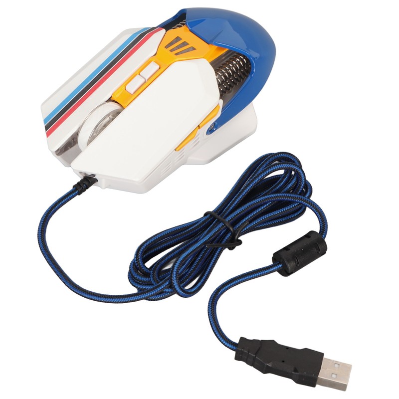 Wired Mouse Ergonomic RGB Backlit Adjustable DPI 7 Programmable Keys