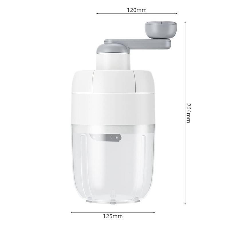 Comphic Shaved Ice Machine Home Small Manual Ice Crusher Hand-Shake