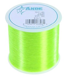 Ande A18-10GE Premium Monofilament, 1/8-Pound Spool, 10-Pound Test, Bright Green Finish