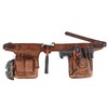 TOURBON Canvas Tool Belt 42 inch Comfort Lift Combo Tool